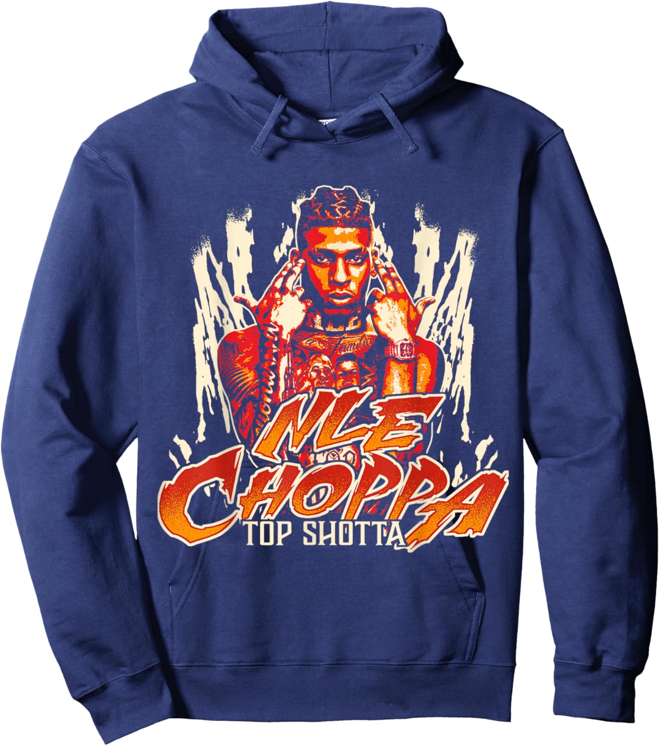 Nle Choppa - Top Shotta Hoodie - Hoodie | Navy