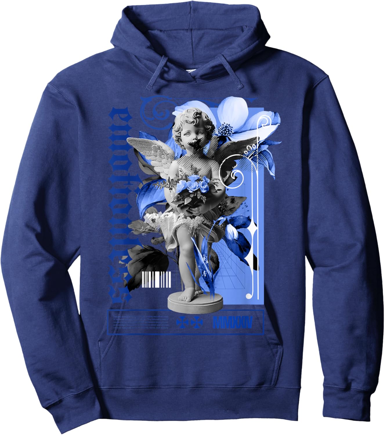 Emotionless Foamposite One Royal Matching Women Hoodie - Hoodie | Navy