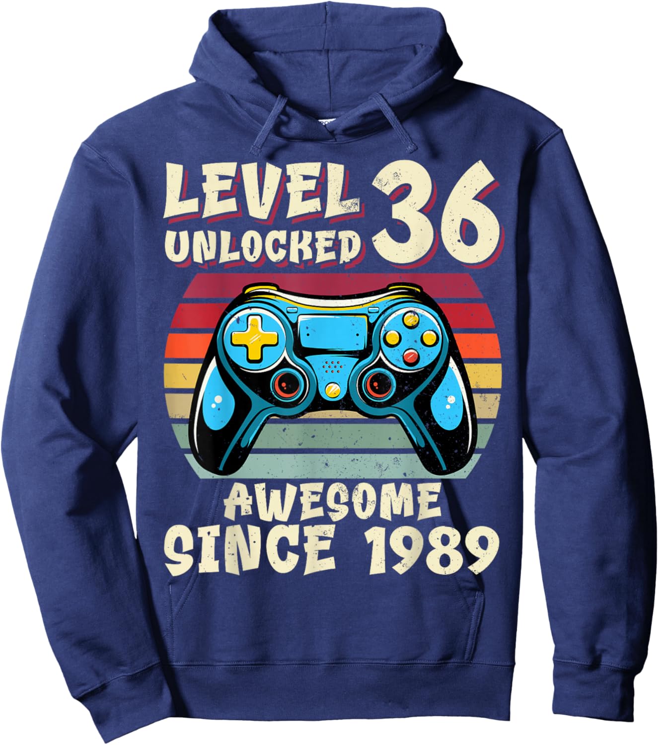 36th Birthday Decoration Men 36yrs 36 Years Old Birthday Hoodie - Hoodie | Navy