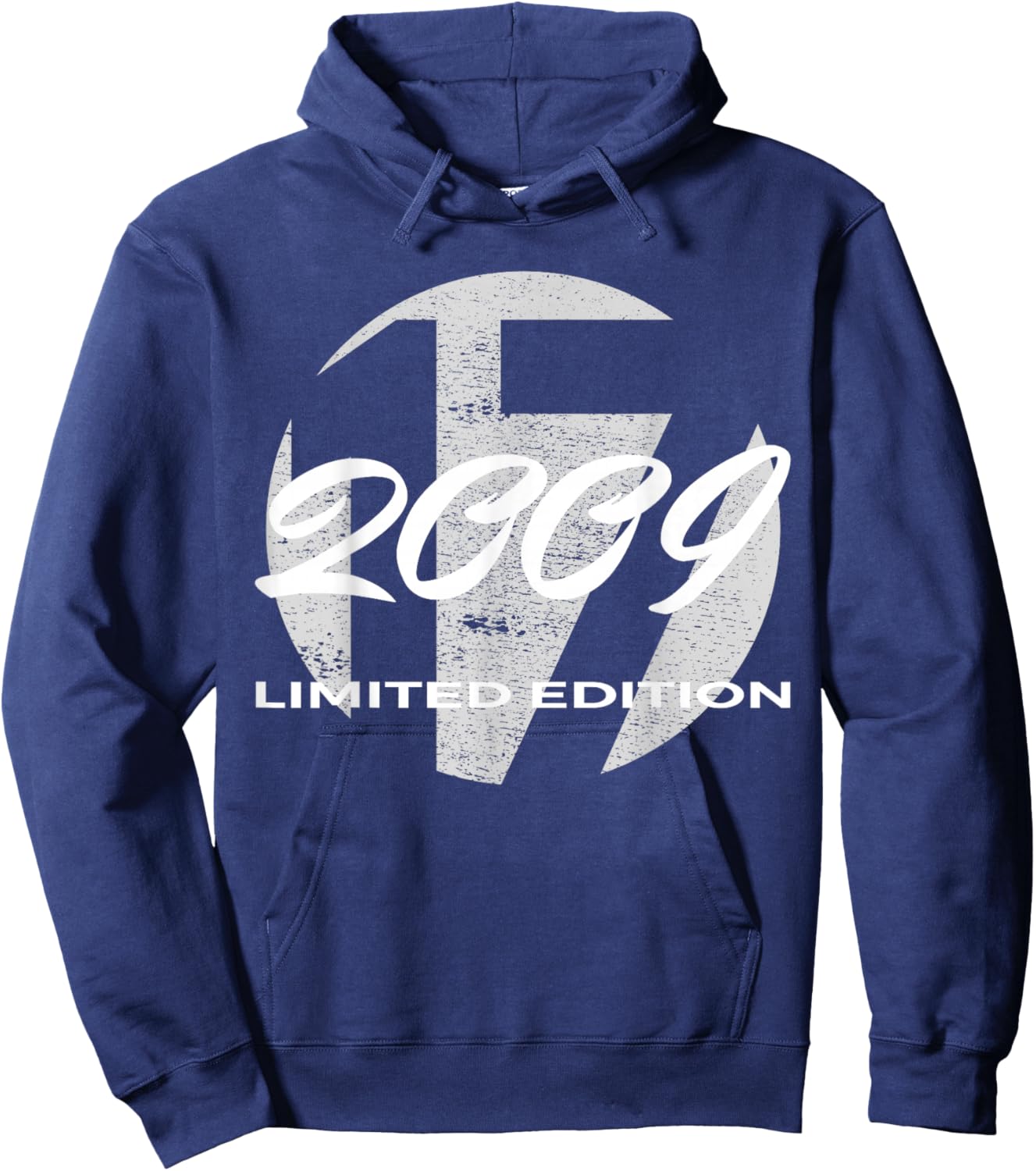 17th Birthday Girl Boy 17 Years 2009 Funny Gift Hoodie - Hoodie | Navy