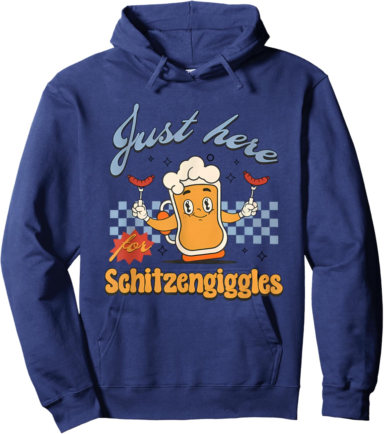 Just Here For Schitzengiggles Hoodie - Hoodie | Navy