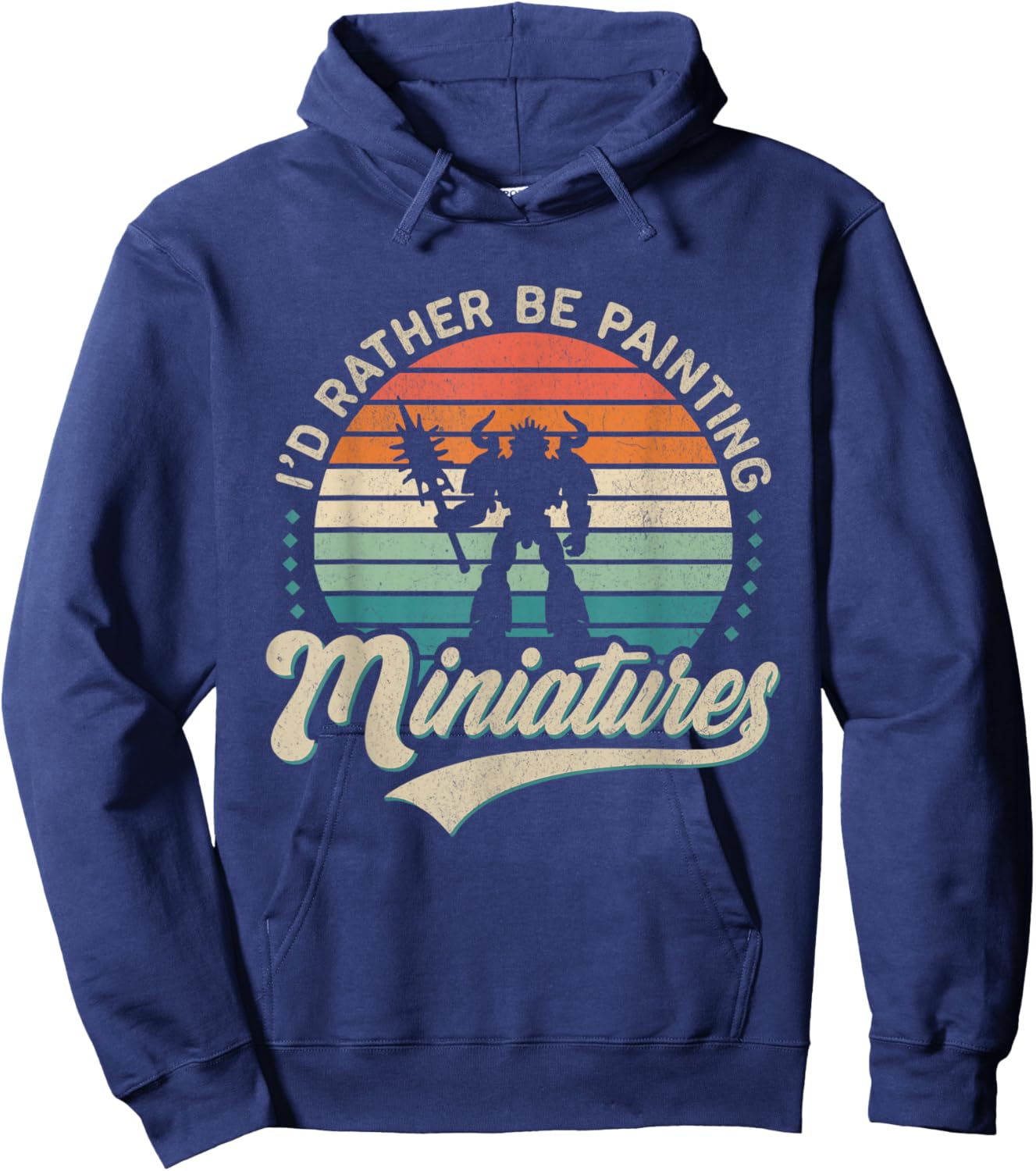 I'd Rather Be Painting Miniatures Hoodie - Hoodie | Navy