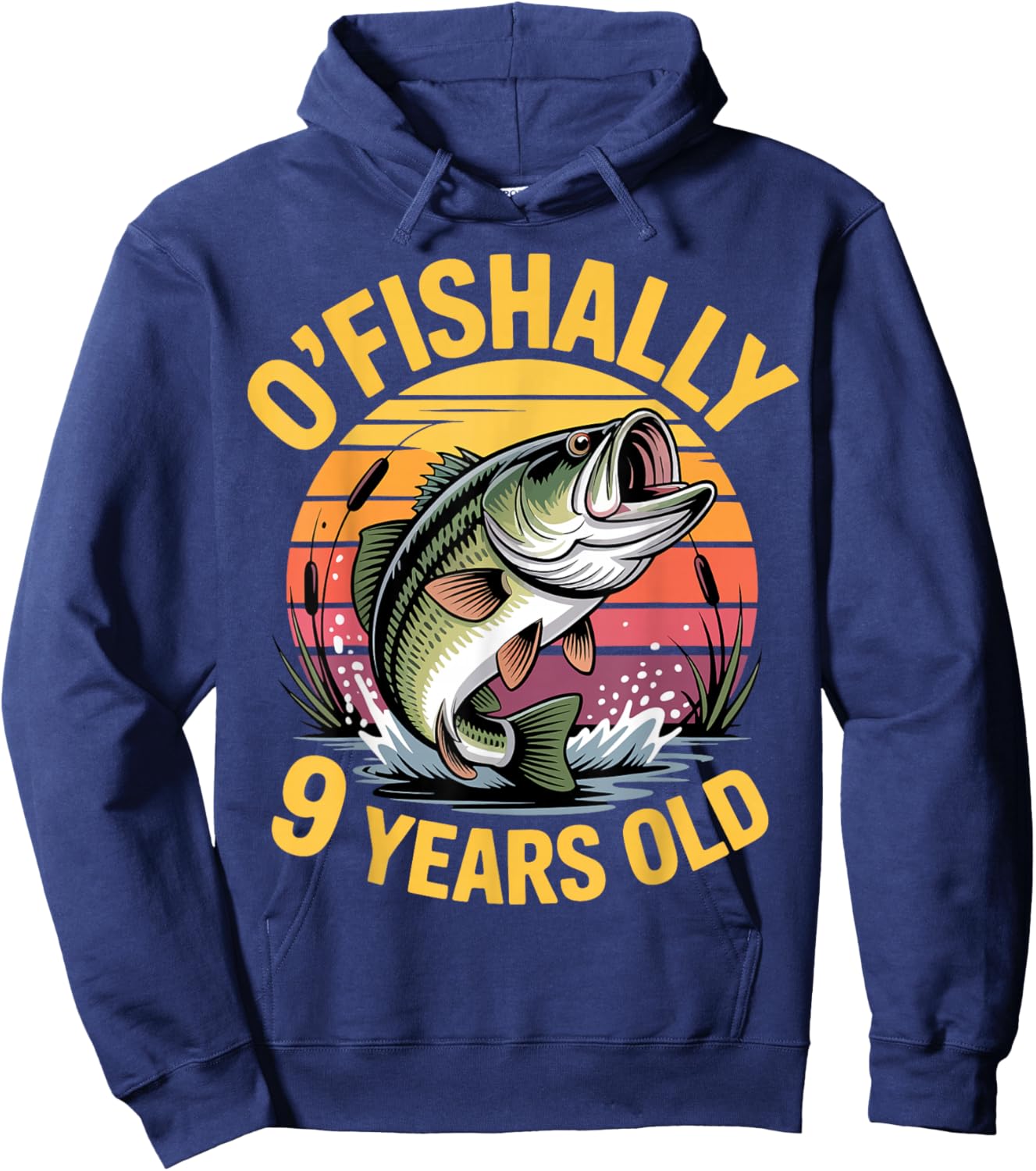 Ofishally 9 Birthday Hoodie - Hoodie | Navy