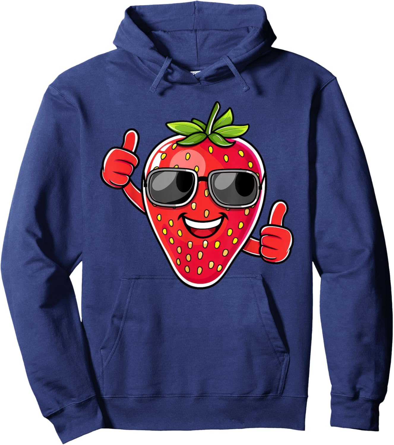 Funny Strawberry Hoodie - Hoodie | Navy
