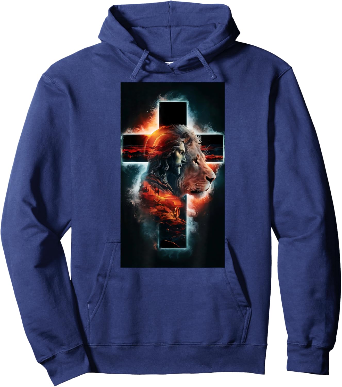 Cross Shirts Women Faith in Christ Hoodie - Hoodie | Navy