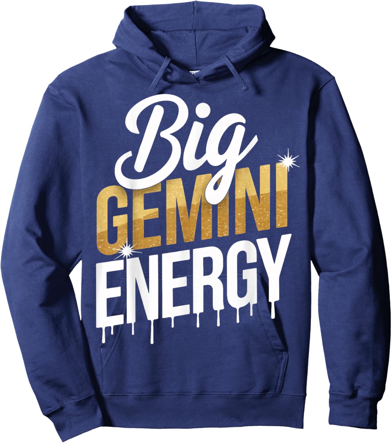 Big Gemini Energy Hoodie - Hoodie | Navy
