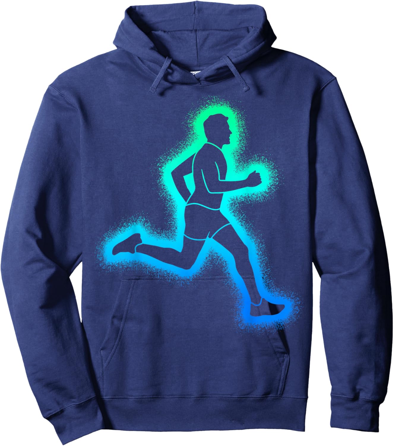 Running Run Boys Kids Men Runner Hoodie - Hoodie | Navy