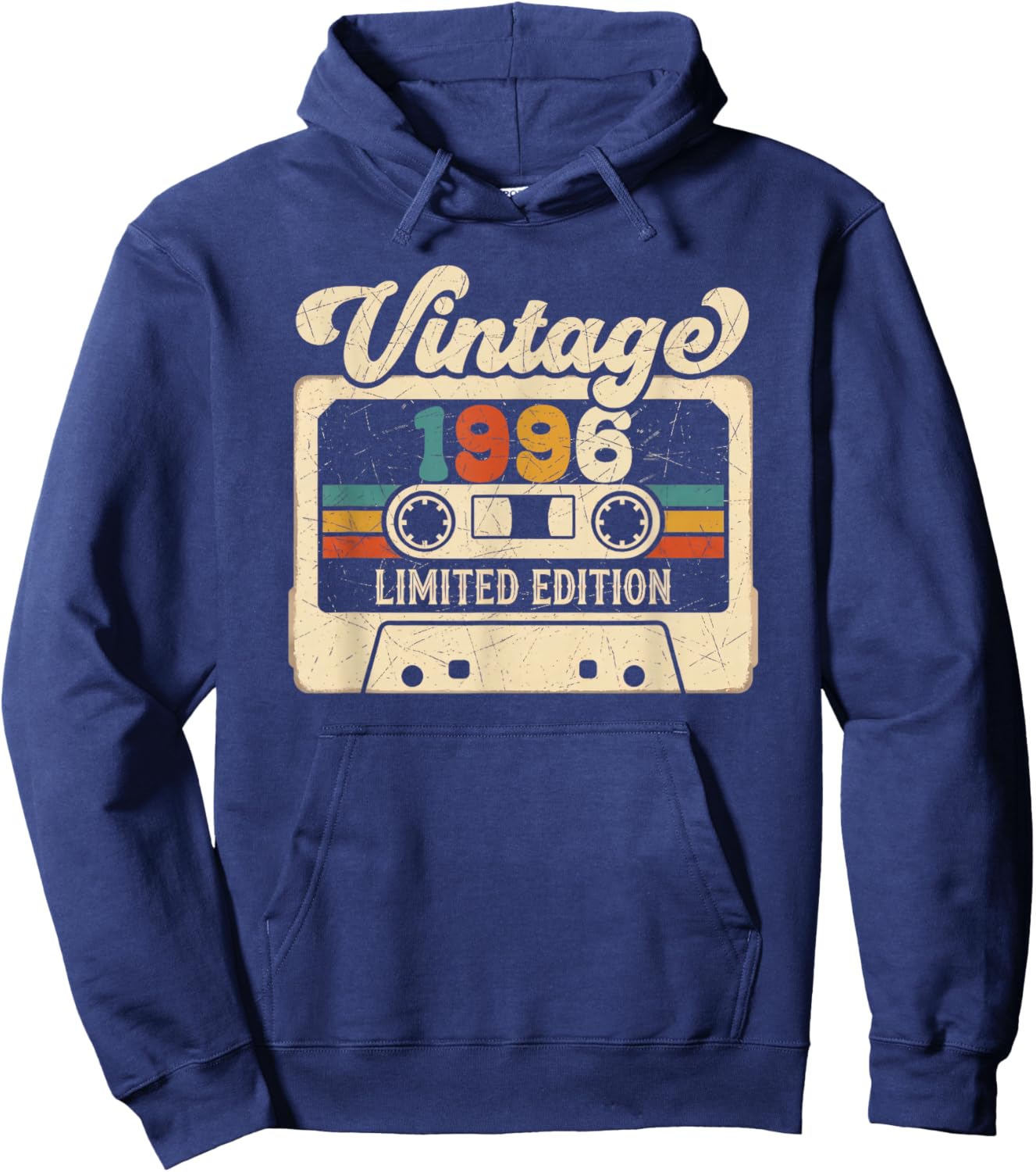 Vintage 1996 Limited Edition Design Perfect for Celebrating Hoodie - Hoodie | Navy