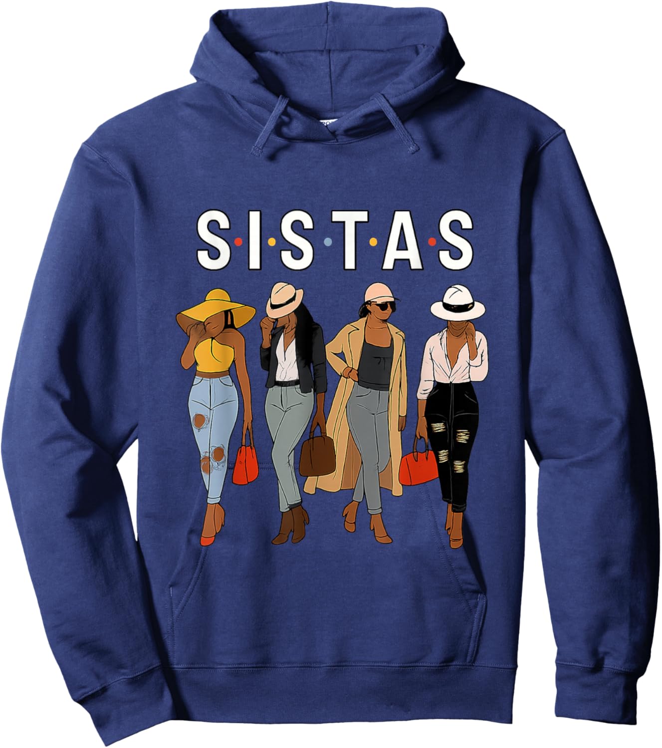 T-Shirt Hoodie - Hoodie | Navy