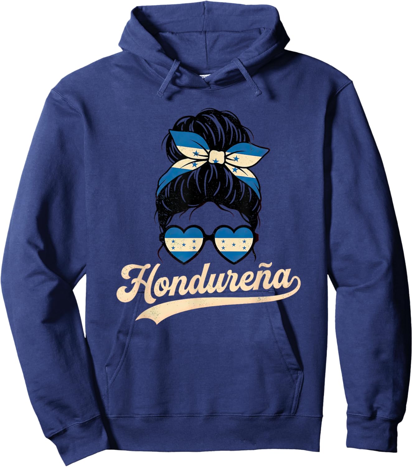 Honduras for Girl Honduran Travel Hondureña Women Graphic Hoodie - Hoodie | Navy