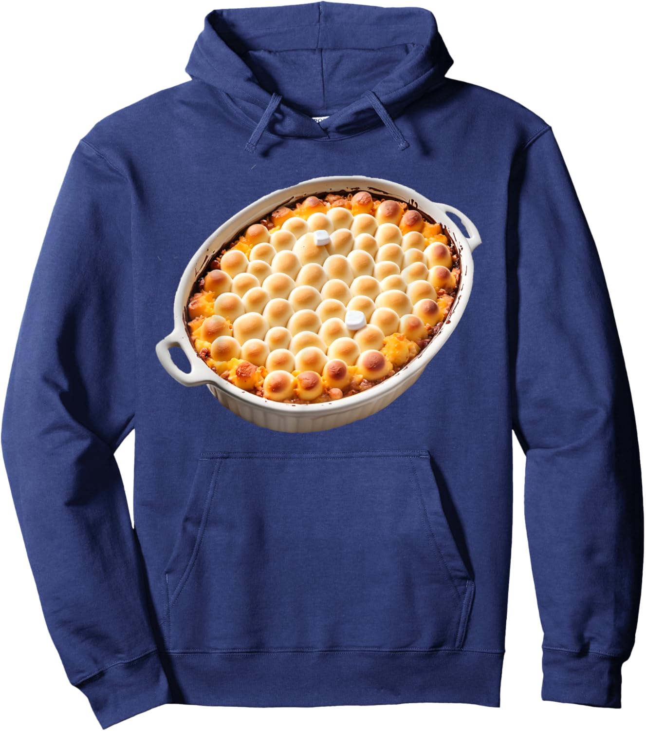 Sweet Potato Casserole with Marshmallows Hoodie - Hoodie | Navy