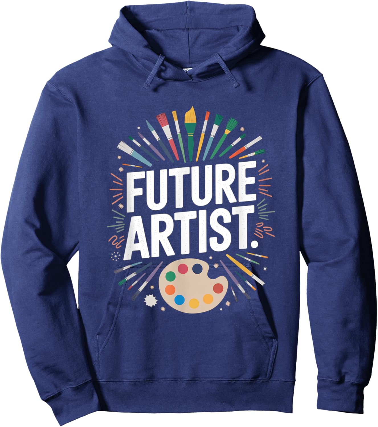 Future Artist Graduation School Kids Toddler Women Men Hoodie - Hoodie | Navy