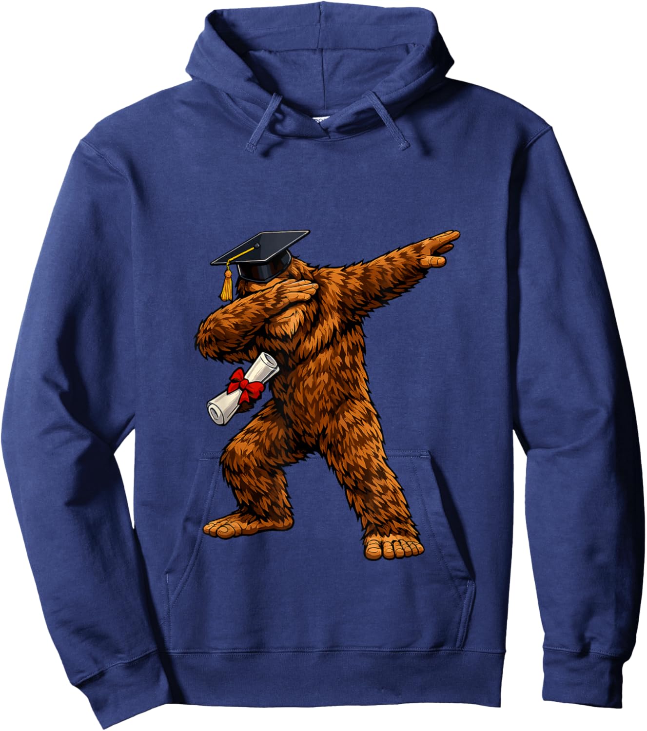 Class of 2026 Graduation 2026 Bigfoot Dabbing Graduate Grad Hoodie - Hoodie | Navy