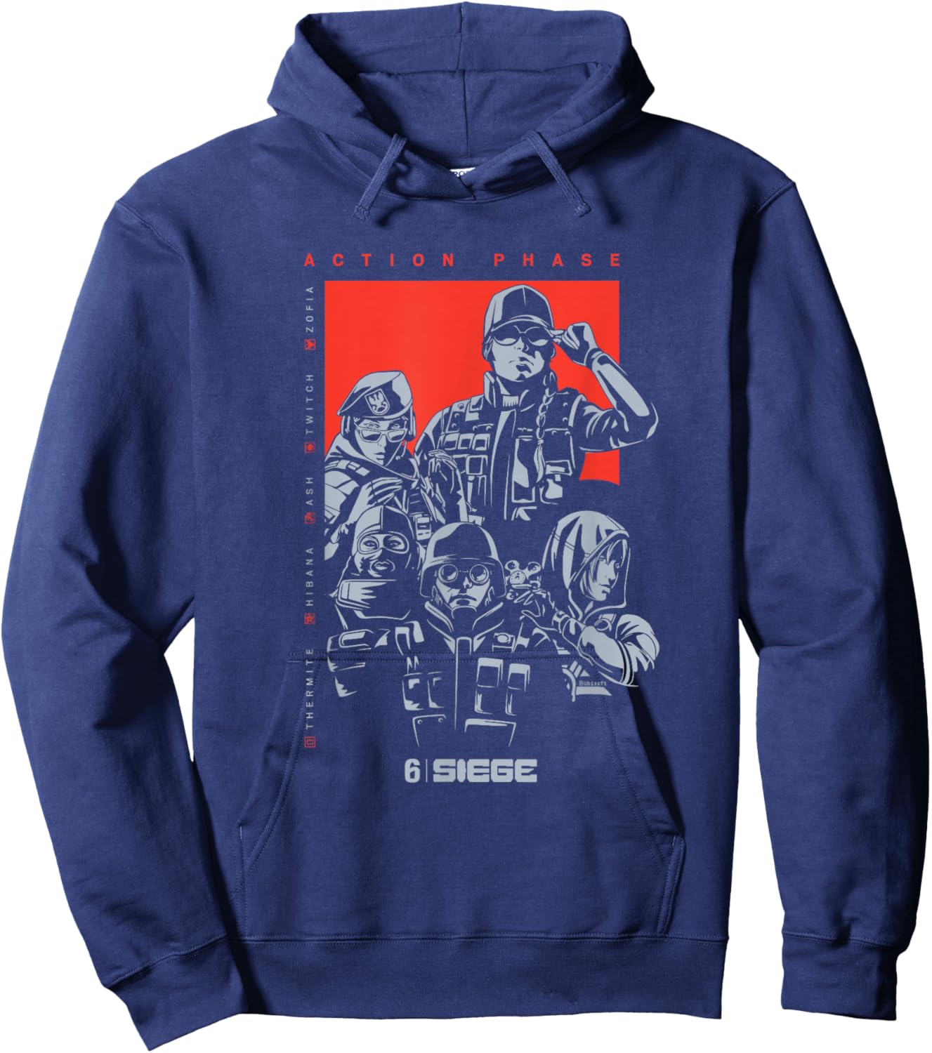 Six Siege Action Offiziell lizenziert Hoodie - Hoodie | Navy