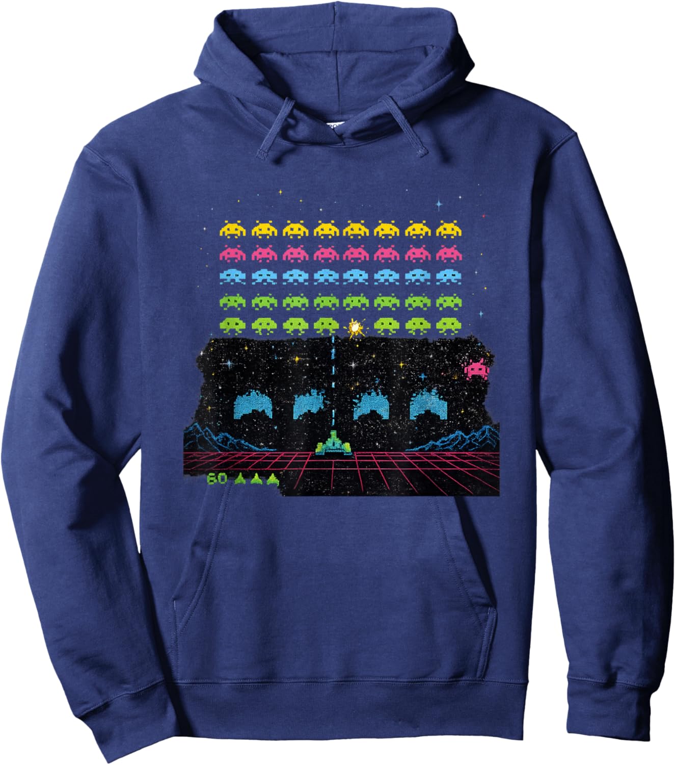 Gamer Retro 80's 80's RAD Awesome ! Hoodie - Hoodie | Navy