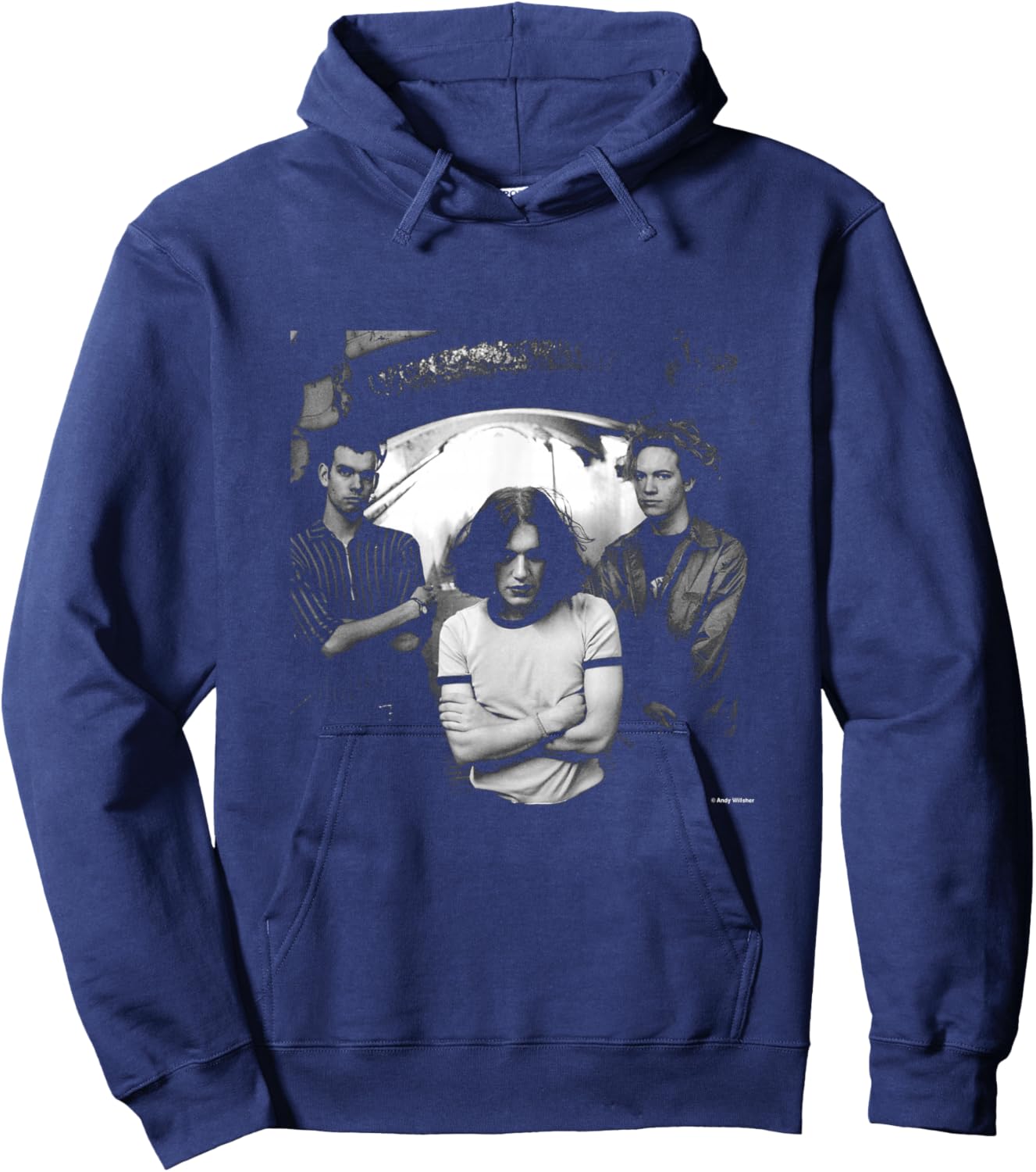 Placebo Live Brian Molko Pure Morning by Andy Willsher Hoodie - Hoodie | Navy