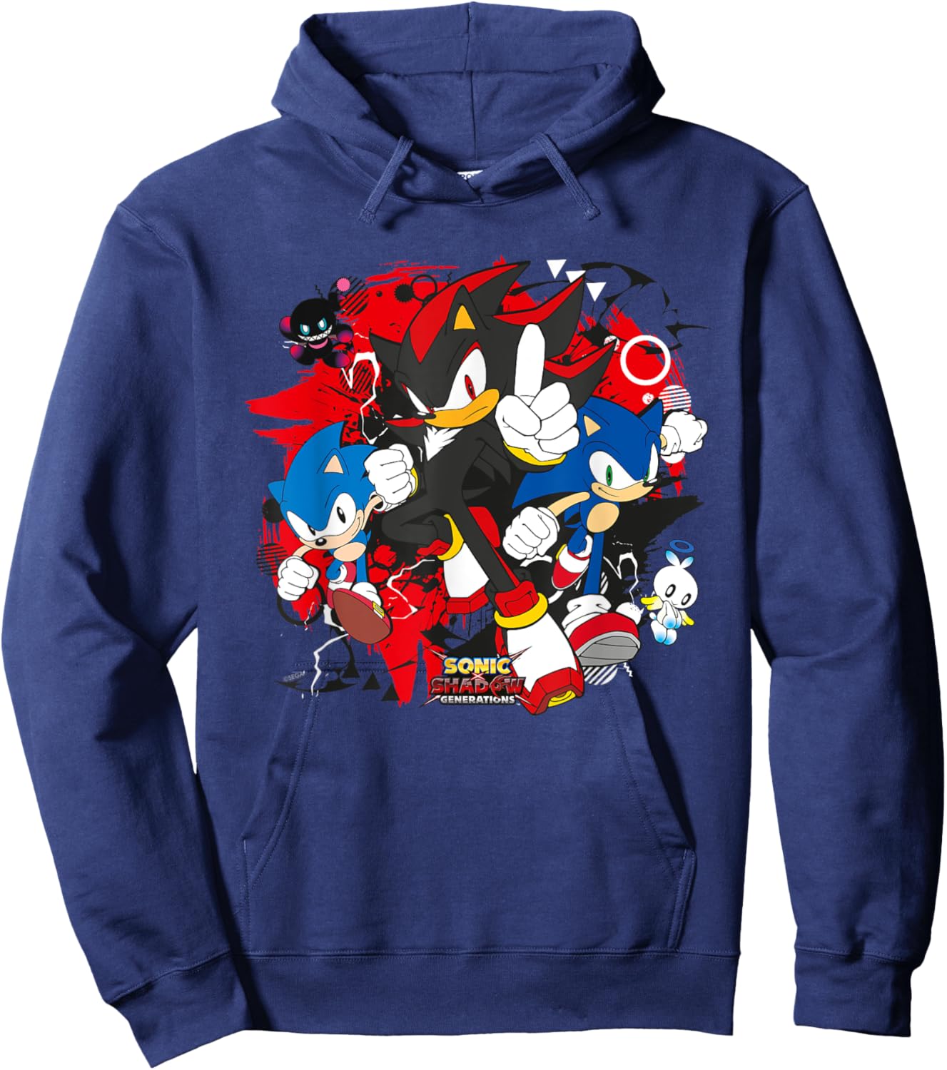 Sonic the Hedgehog, Sonic X Shadow Generations - Game On Hoodie - Hoodie | Navy