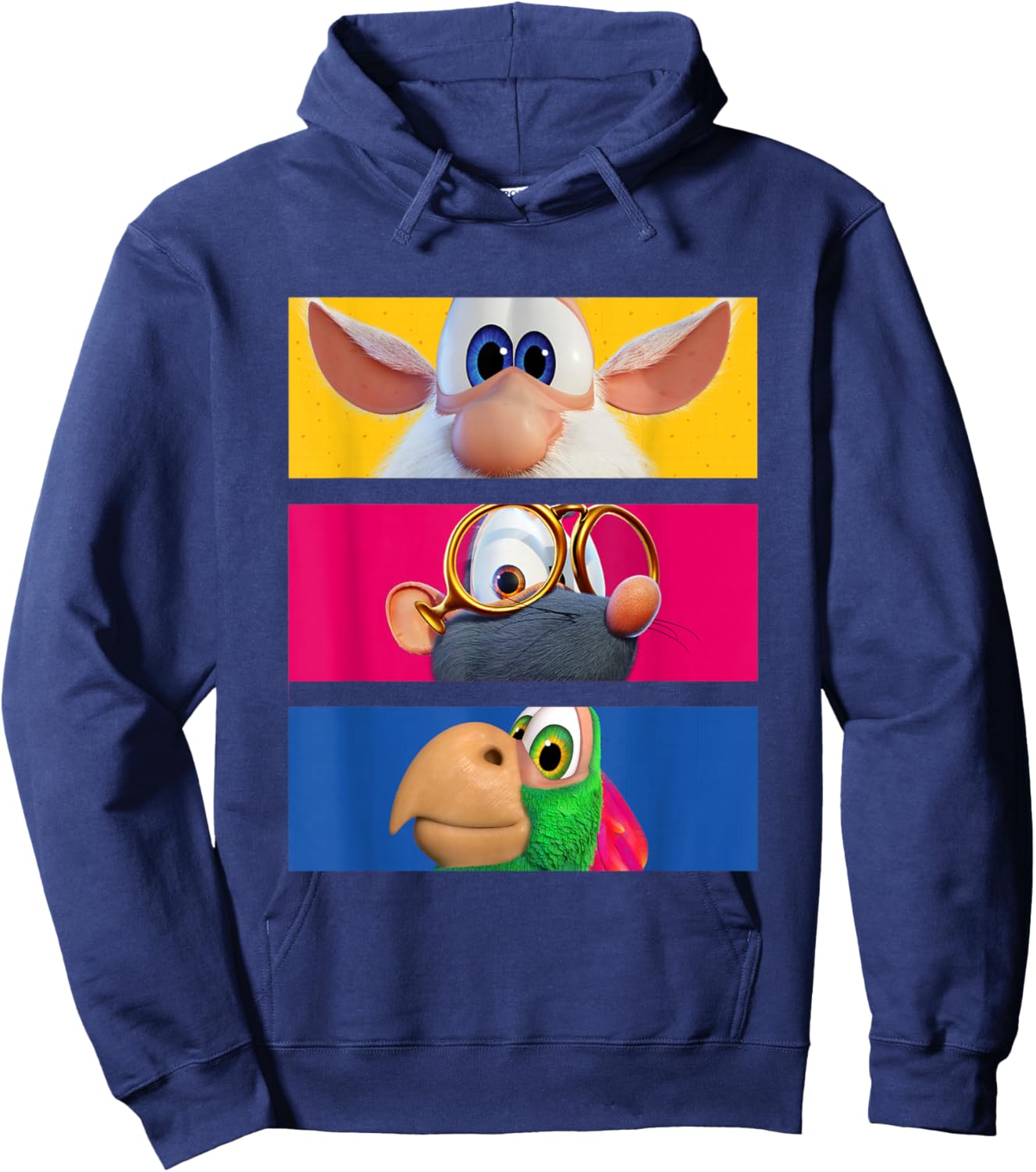 Booba & Friends Eyes Hoodie - Hoodie | Navy