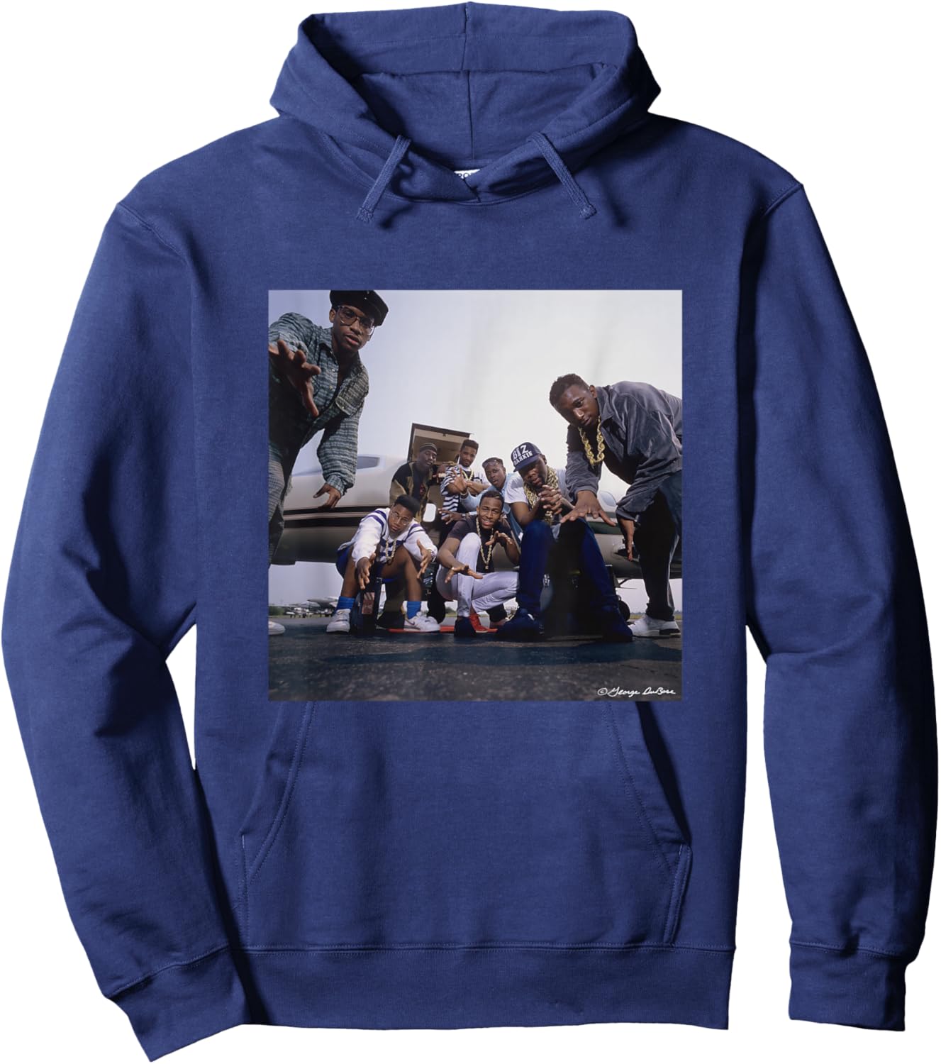 The Juice Crew Allstars Hip Hop Group By George DuBose Hoodie - Hoodie | Navy