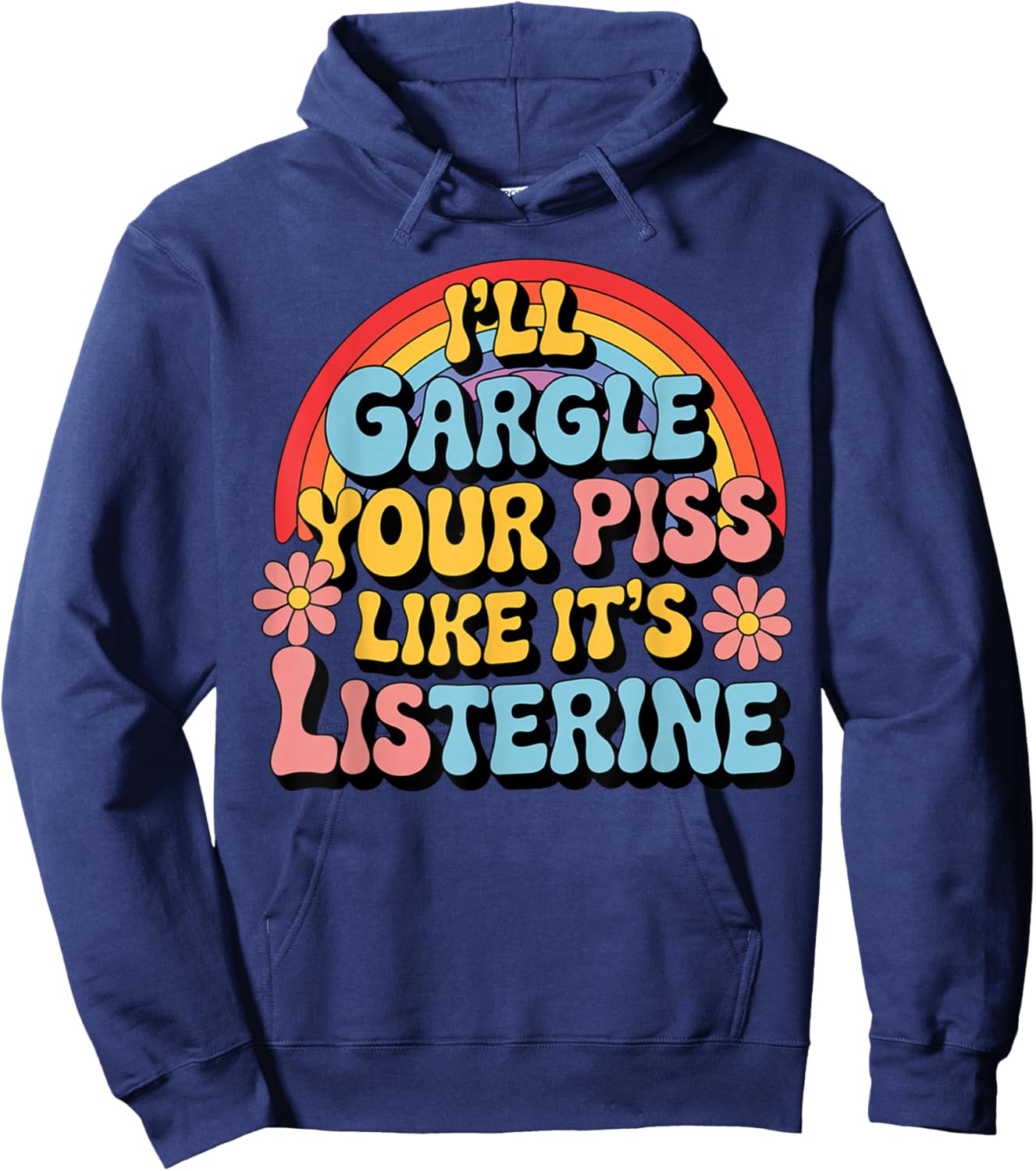 Funny Kawaii Aesthetic Meme Shock Humor Men Women Hoodie - Hoodie | Navy