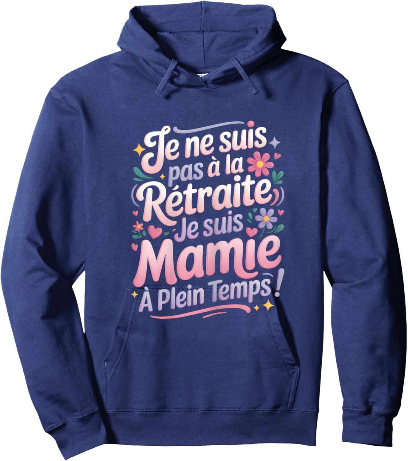 Retirement Woman Retired Woman Granny Humor Hoodie - Hoodie | Navy