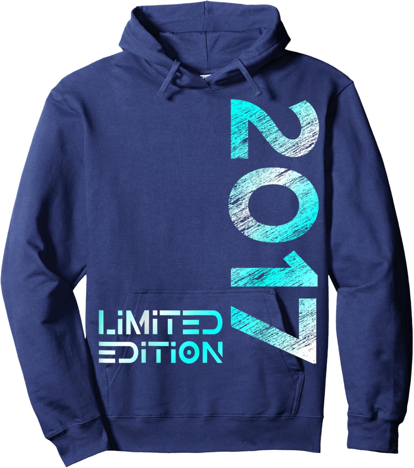 Limited Edition Vintage 2017 Boy Girl 9th Birthday Hoodie - Hoodie | Navy