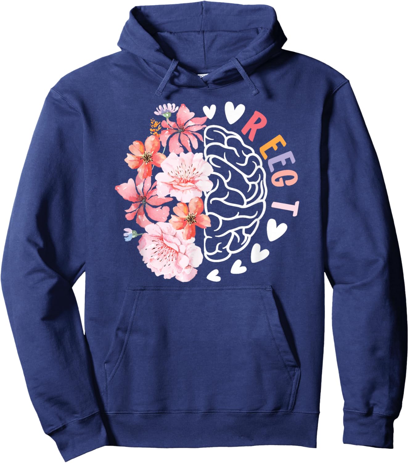 R EEG T EEG Tech EEG Technician Appreciation Hoodie - Hoodie | Navy