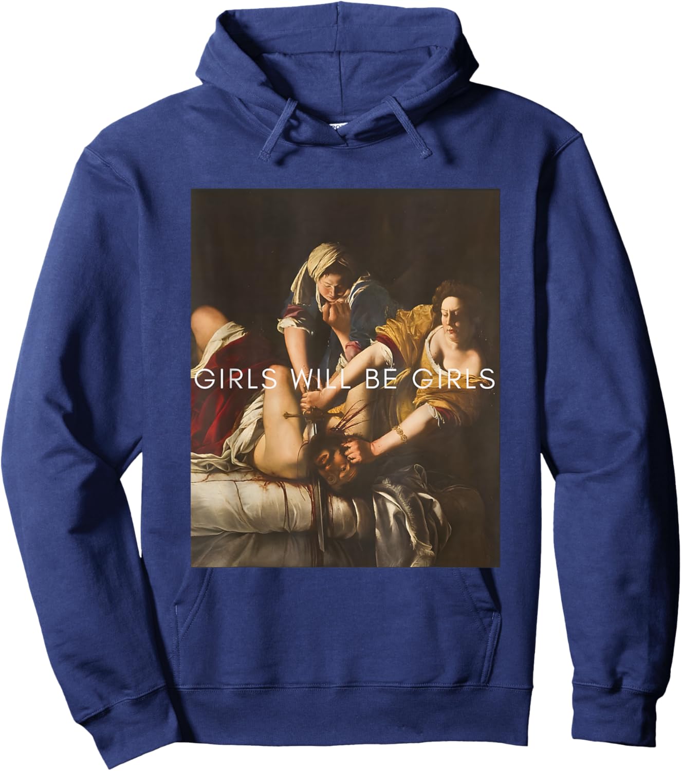 Girl Will Be Girls Judith Holofernes Feminist Girl Power Hoodie - Hoodie | Navy
