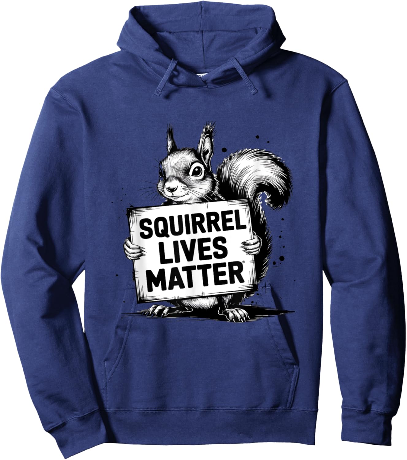 Squirrel Lives Matter Perfect Squirrel, Animal Lover Cute Hoodie - Hoodie | Navy