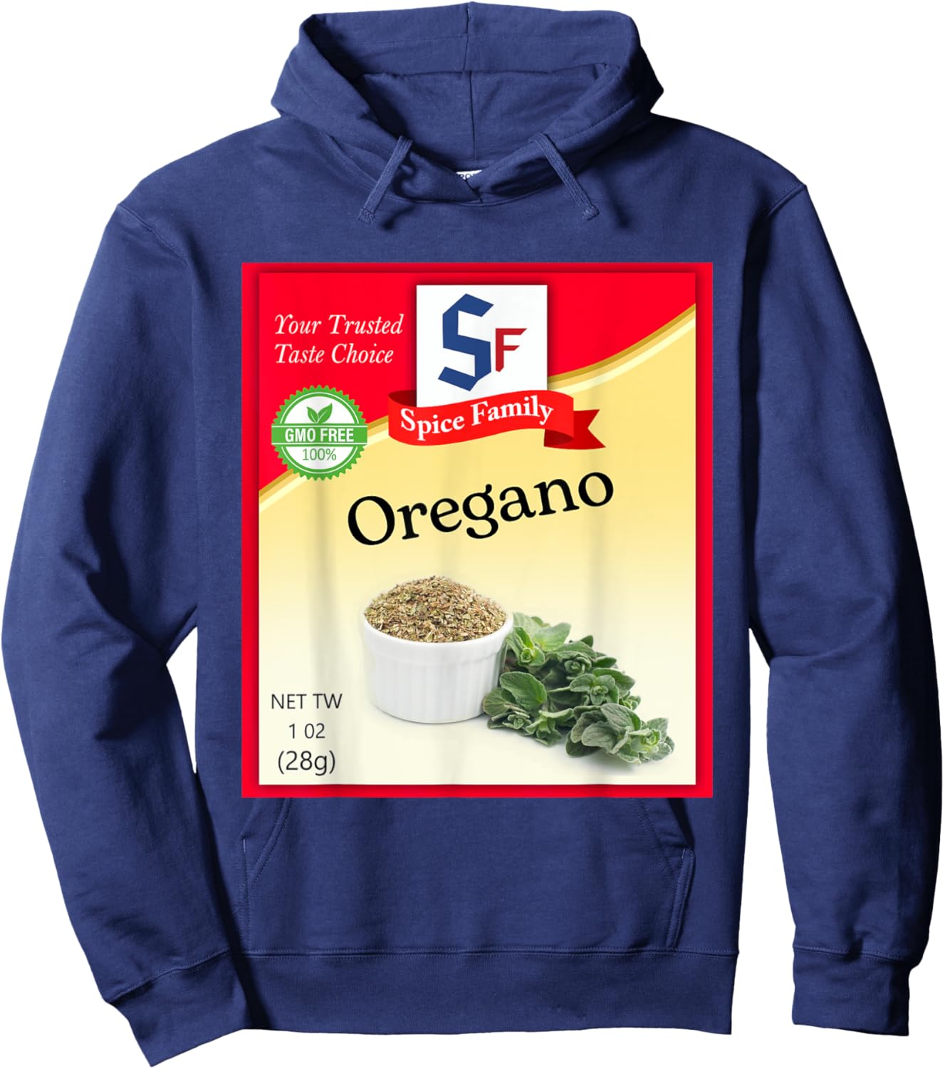 Oregano Condiment Costume Holiday Spice Costumes Hoodie - Hoodie | Navy