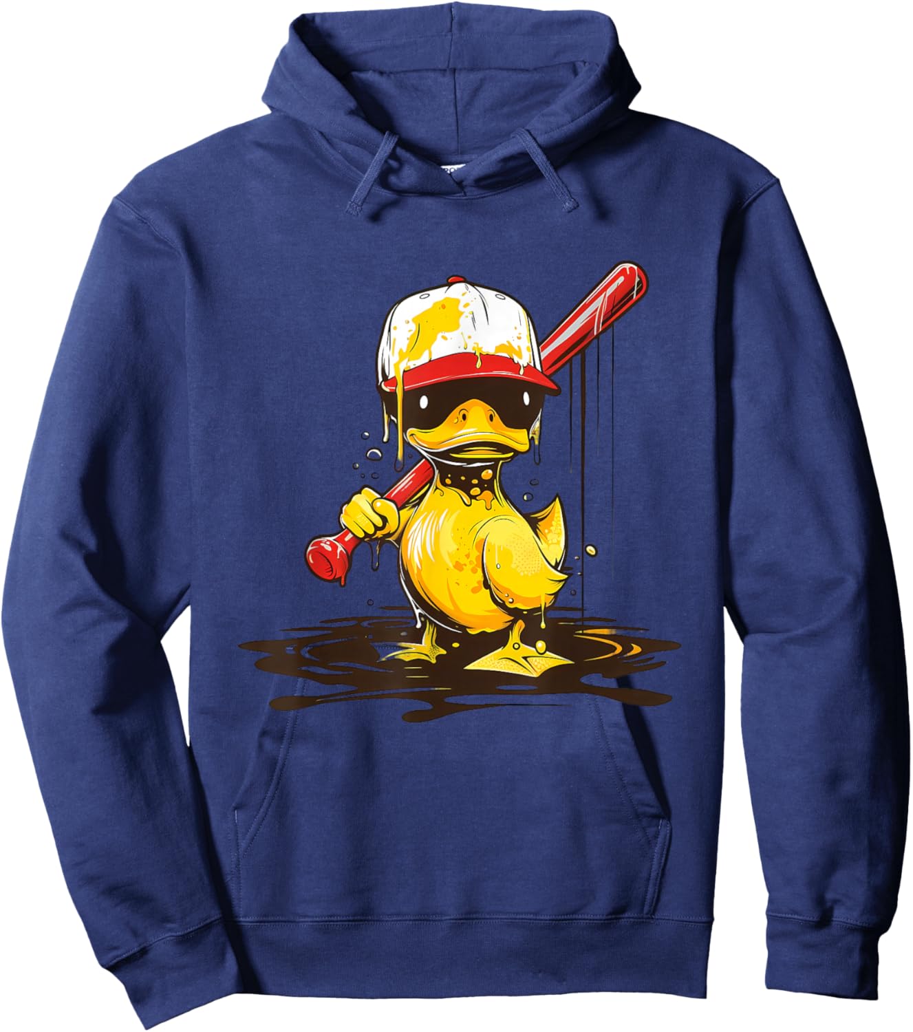 Rubber Duck Baseball Player Rubber Duckie Rubber Duck Lover Hoodie - Hoodie | Navy
