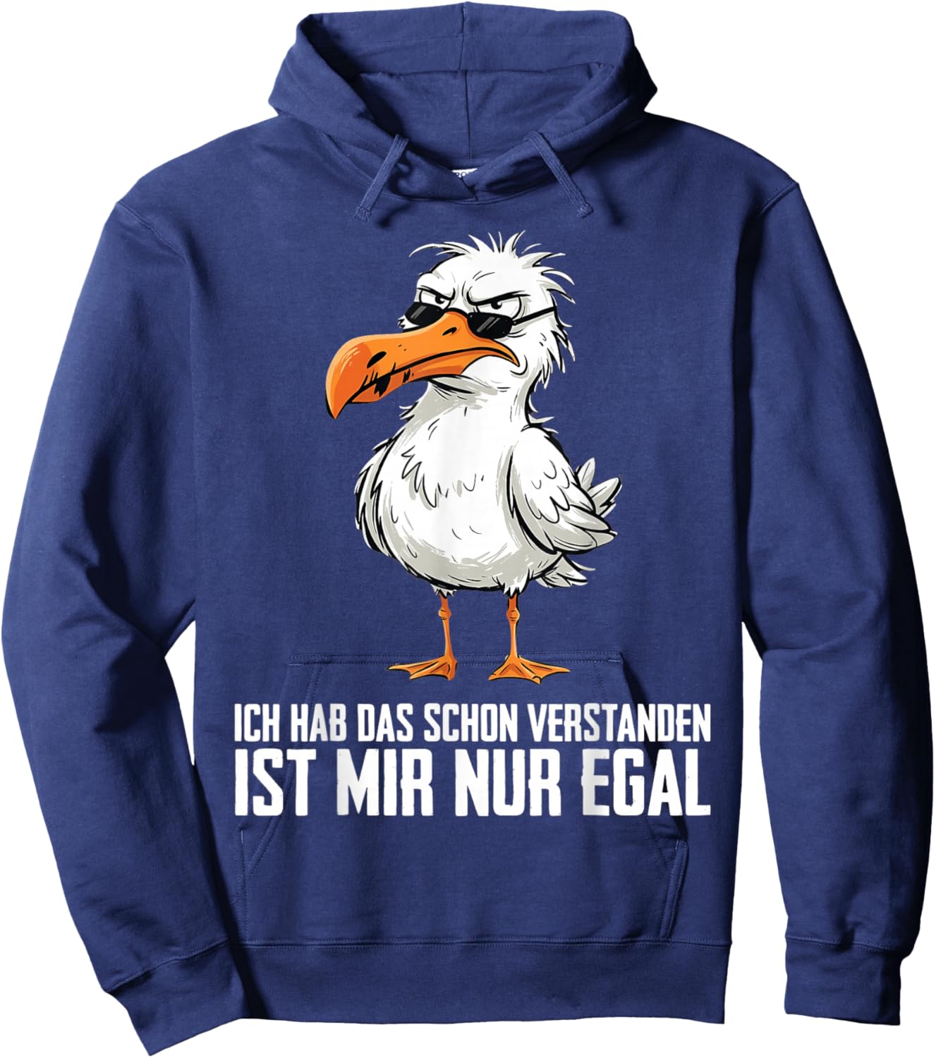 Ich Hab Das Schon Verstanden Ist Mir Nur Egal Möwe Hoodie - Hoodie | Navy