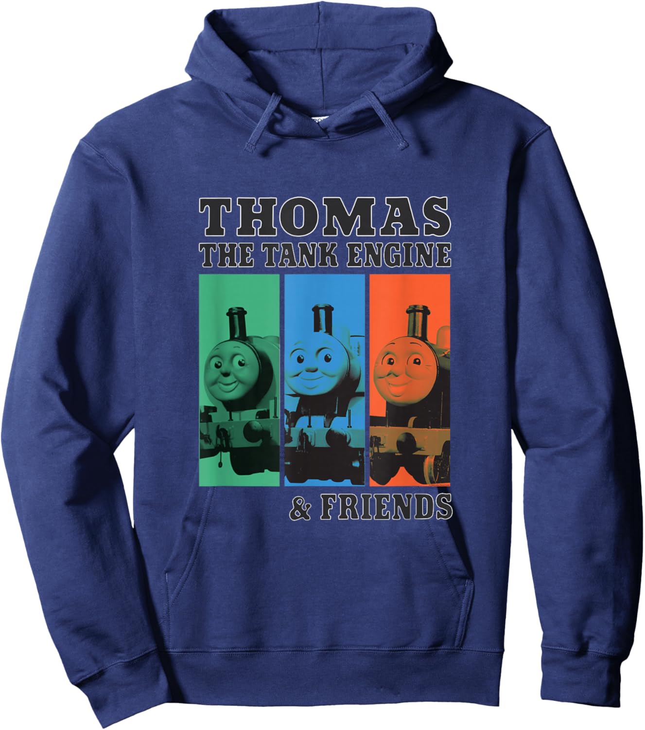 Thomas & Friends - Thomas The Tank Engine & Friends Grid Hoodie - Hoodie | Navy