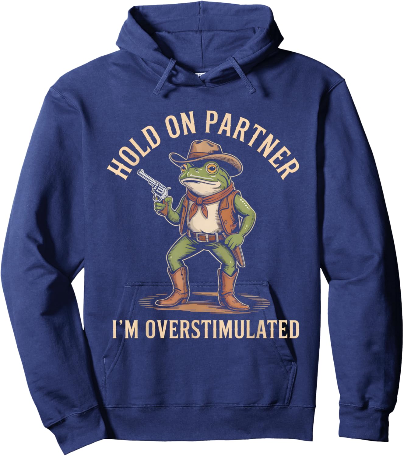 T-Shirt Hoodie - Hoodie | Navy