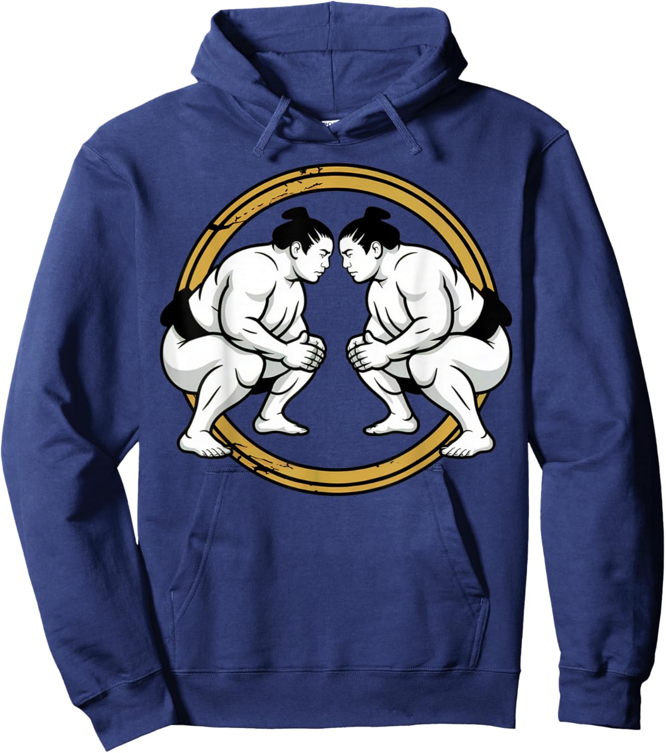Sumo Japanese Design for Lovers from Wrestling and Sumo Hoodie - Hoodie | Navy