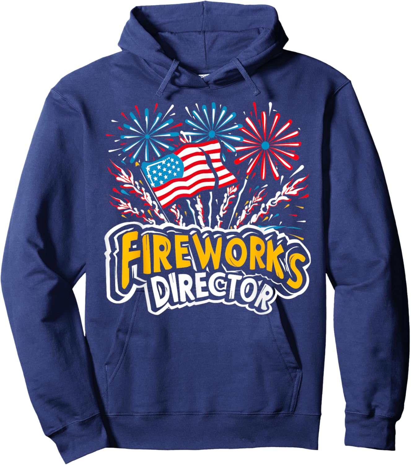 Fireworks Director Shirt I Run You Run Funny 4th of July Hoodie - Hoodie | Navy