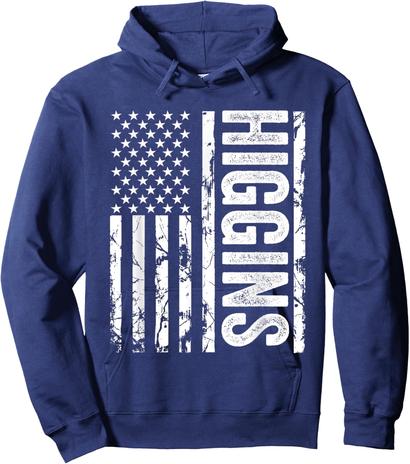 Higgins Last Name Funny Surname Team Higgins Family Reunion Hoodie - Hoodie | Navy
