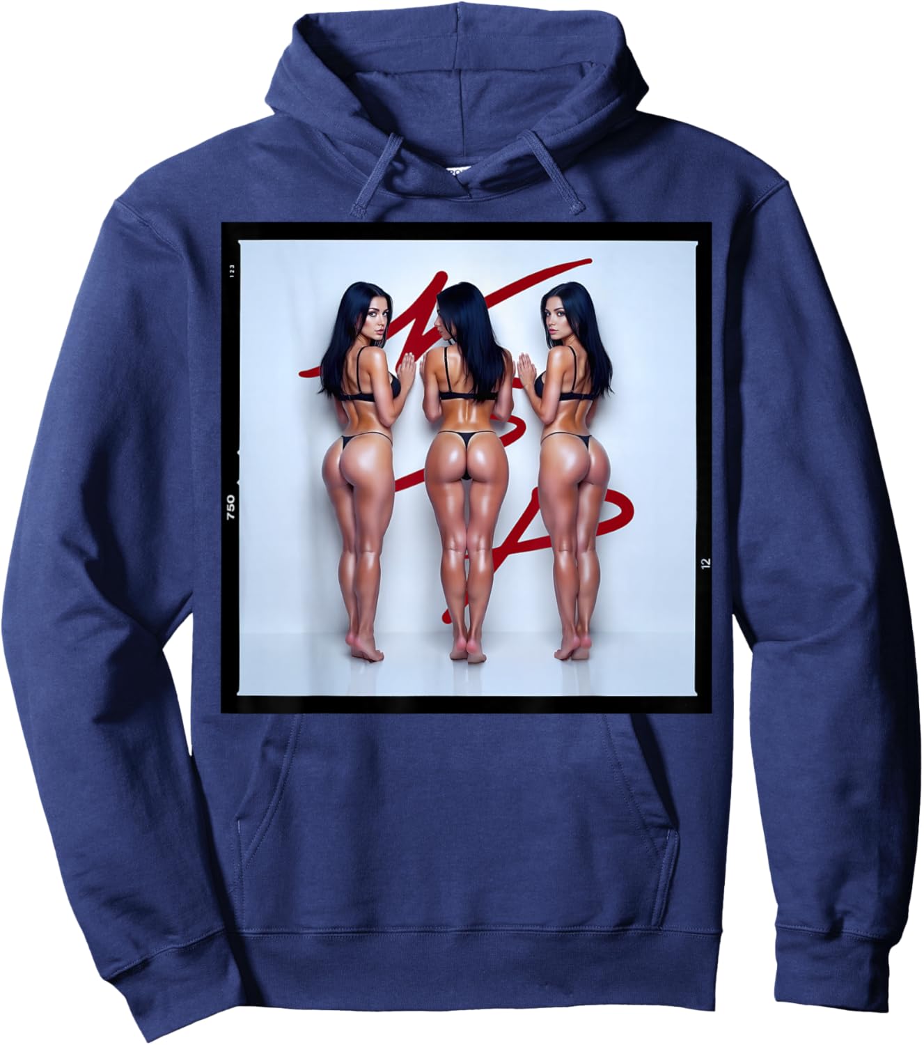 Pinup Girl Men's "Seeing Triple" Hoodie - Hoodie | Navy