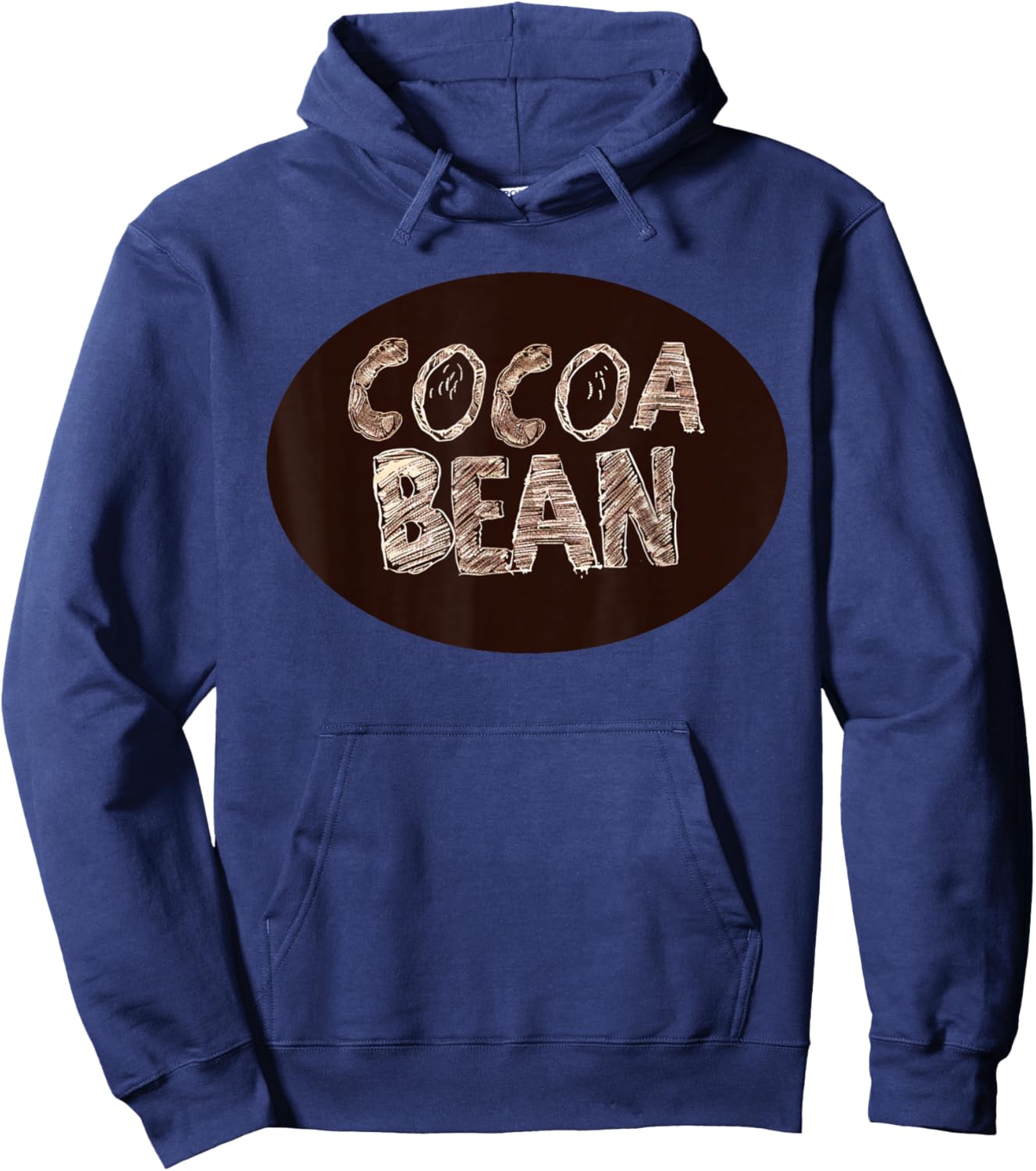 Funny Cocoa Bean Costume for Chocolate Boys and Girls Hoodie - Hoodie | Navy