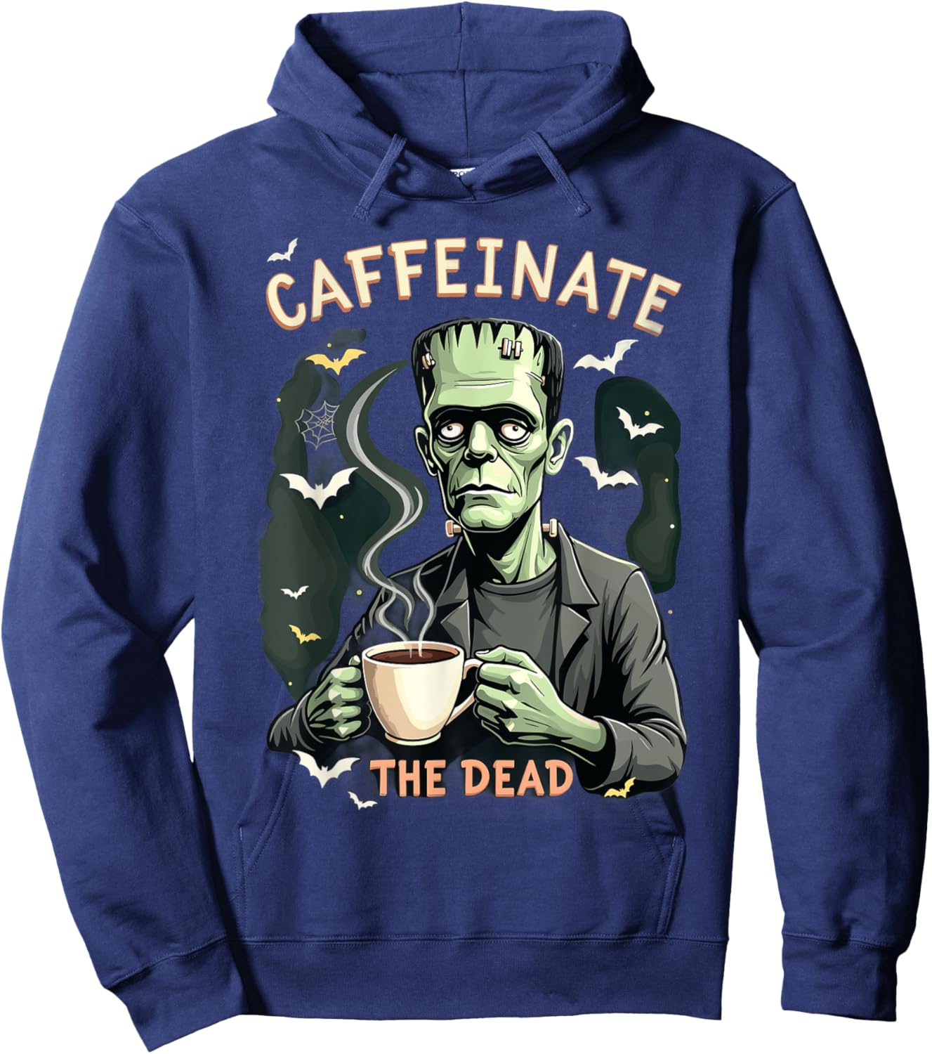 Haunted Frankenstein's Brew Hoodie - Hoodie | Navy