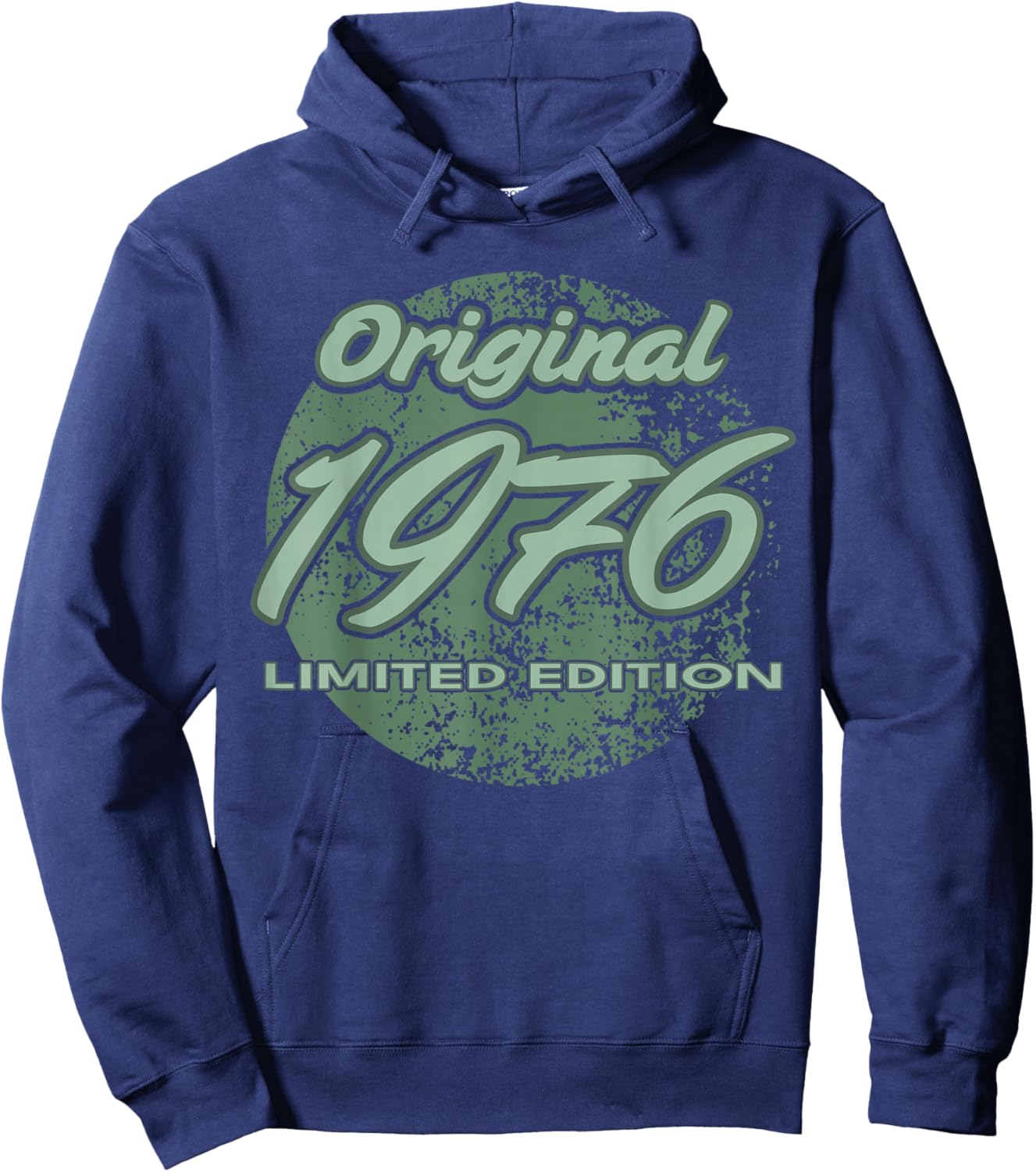 50th Birthday Man Woman 50 Years 1976 Funny Decoration Gift Hoodie - Hoodie | Navy