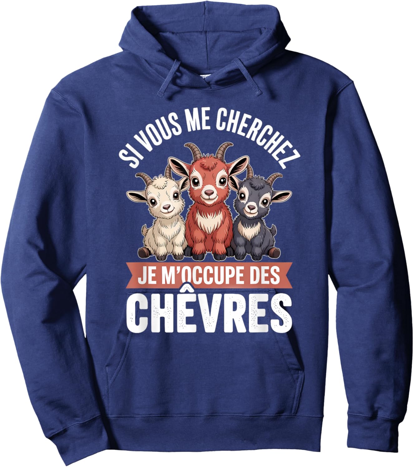 Humour Goats – Gift Birthday Farmer Hoodie - Hoodie | Navy