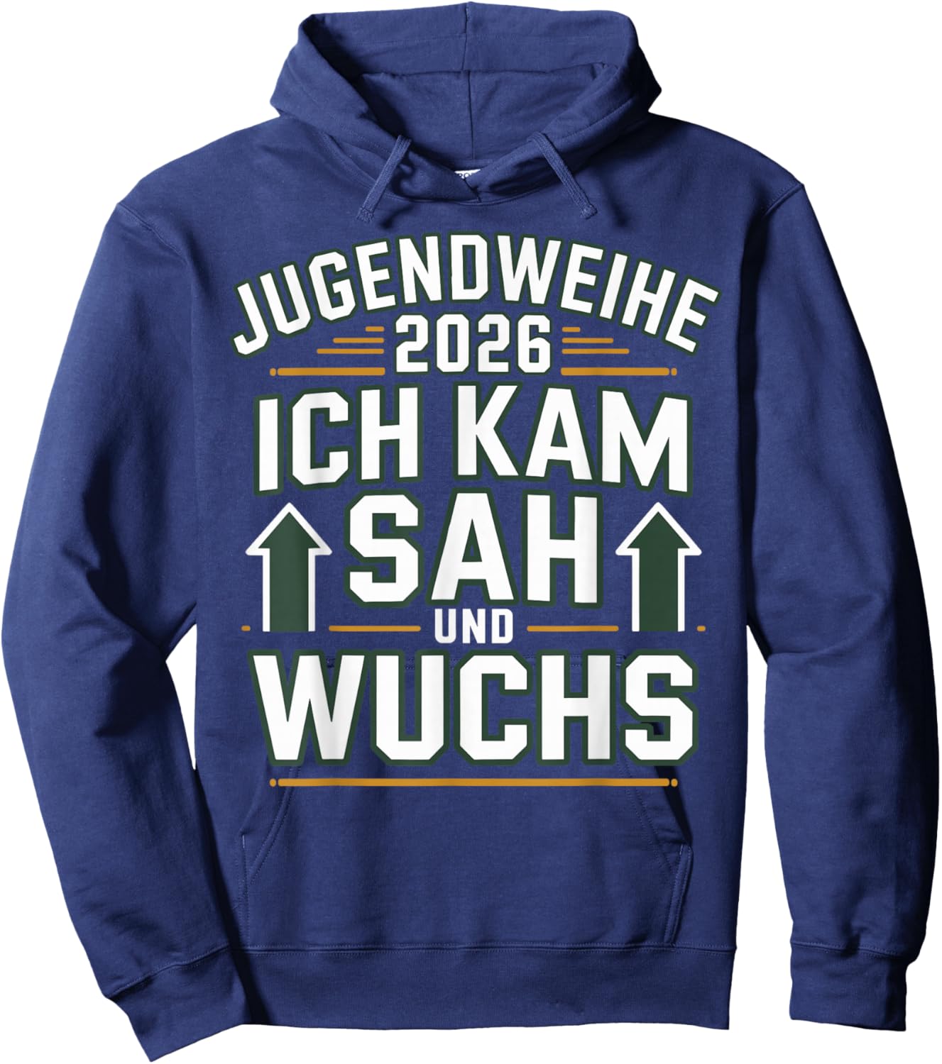 Jugendweihe 2026 ich kam SAH wuchs Geschenke Junge Mädchen Hoodie - Hoodie | Navy