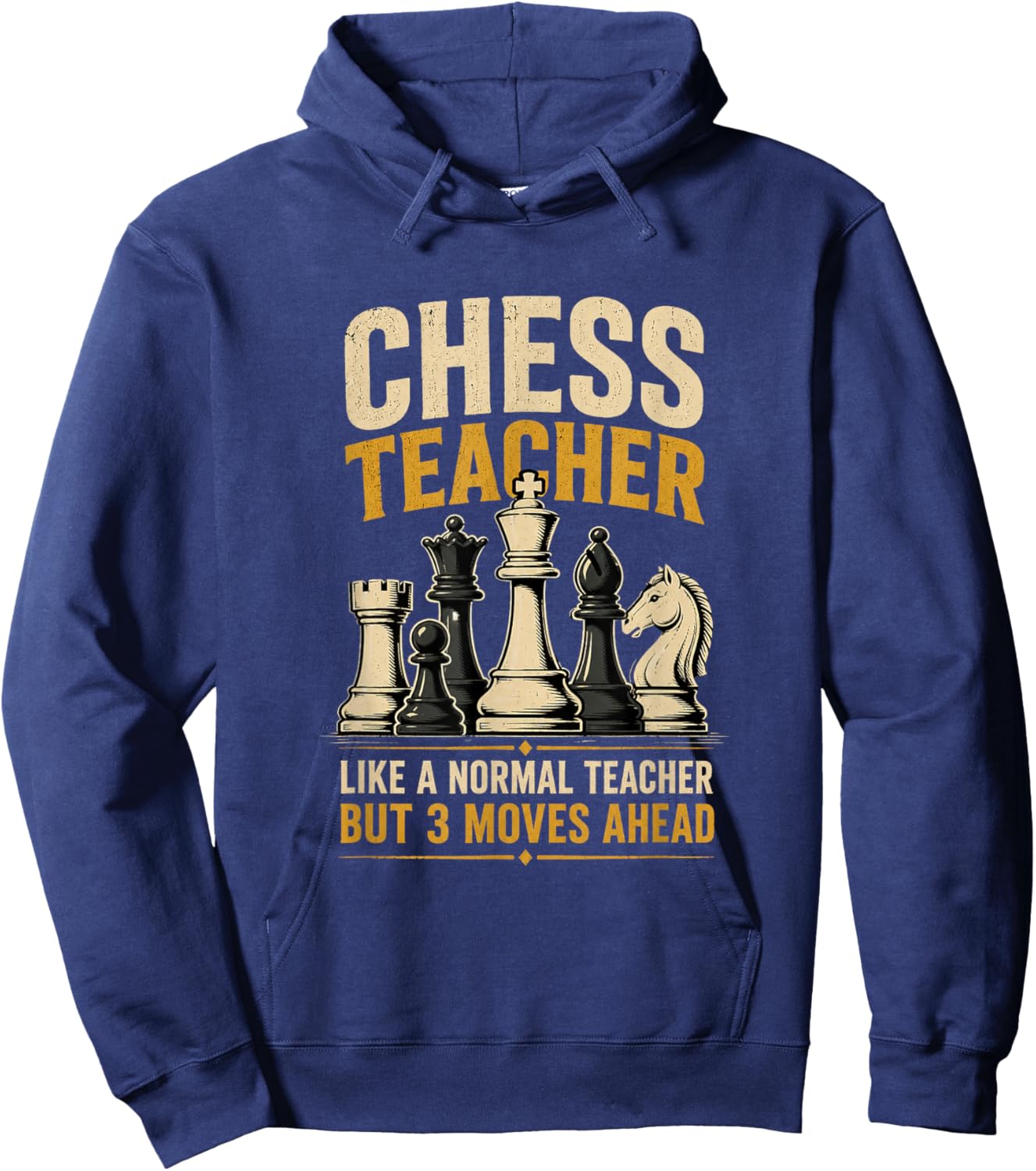 Chess Teacher Shirt Chess Men Women Chess Lover Hoodie - Hoodie | Navy