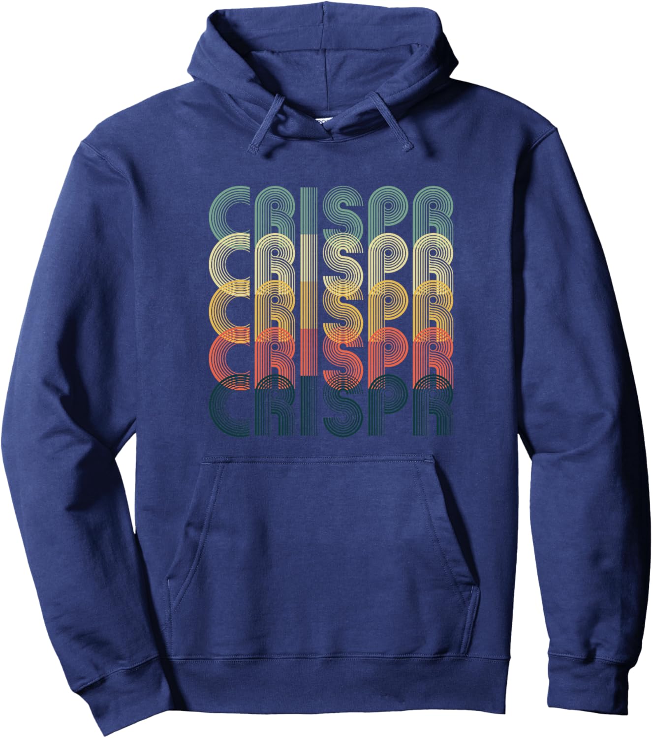 CRISPR Cas9 Vintage Retro Biologie Science Haut de Gamme Hoodie - Hoodie | Navy