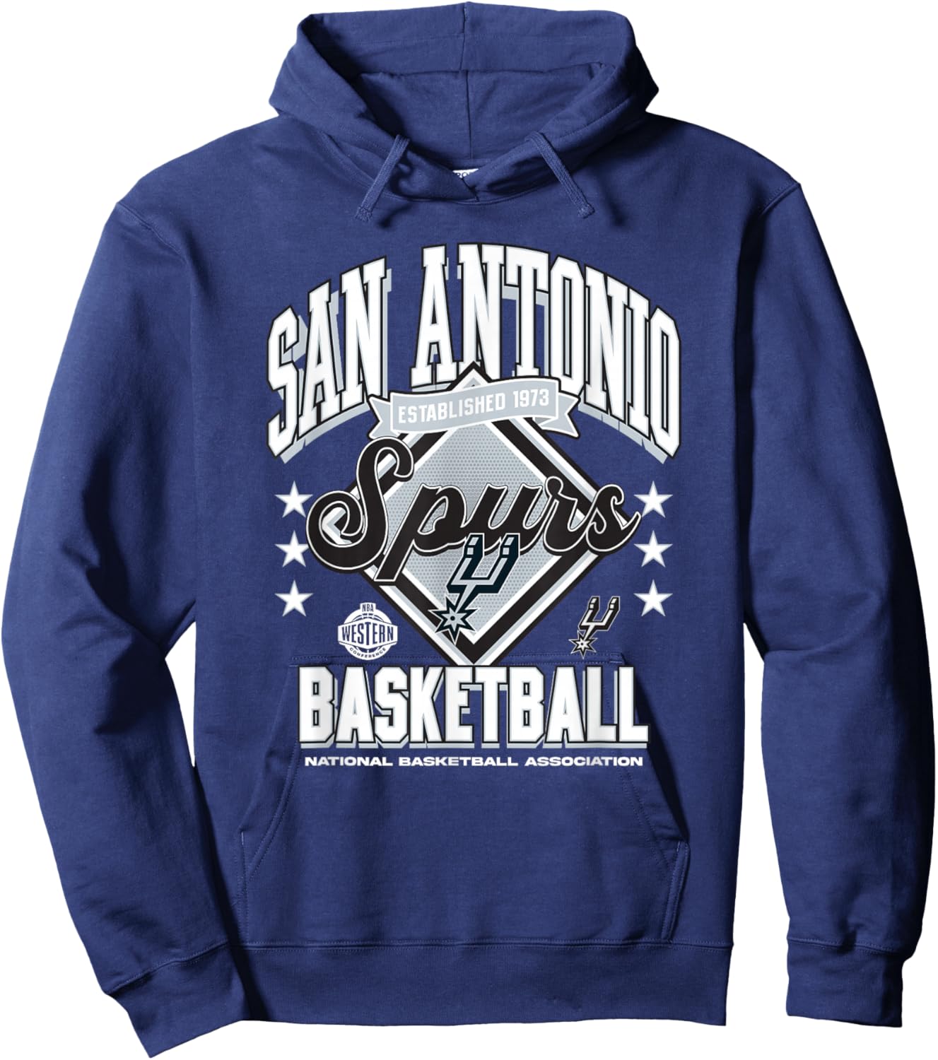 Astuce Officielle de la NBA des San Antonio Spurs Hoodie - Hoodie | Navy