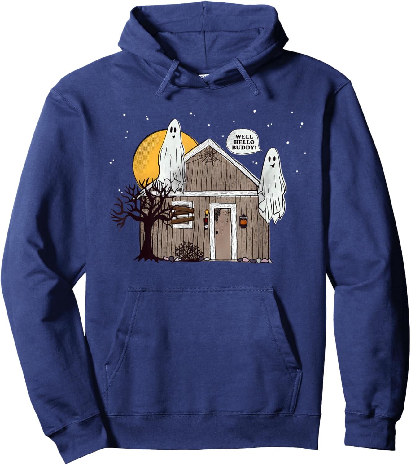 Well Hello Buddy Halloween 2024 Hoodie - Hoodie | Navy