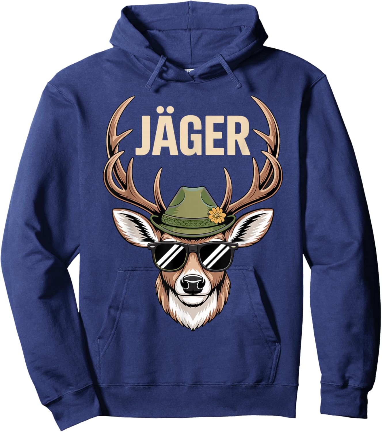 Hunter Costume Carnival Hunting Hoodie - Hoodie | Navy