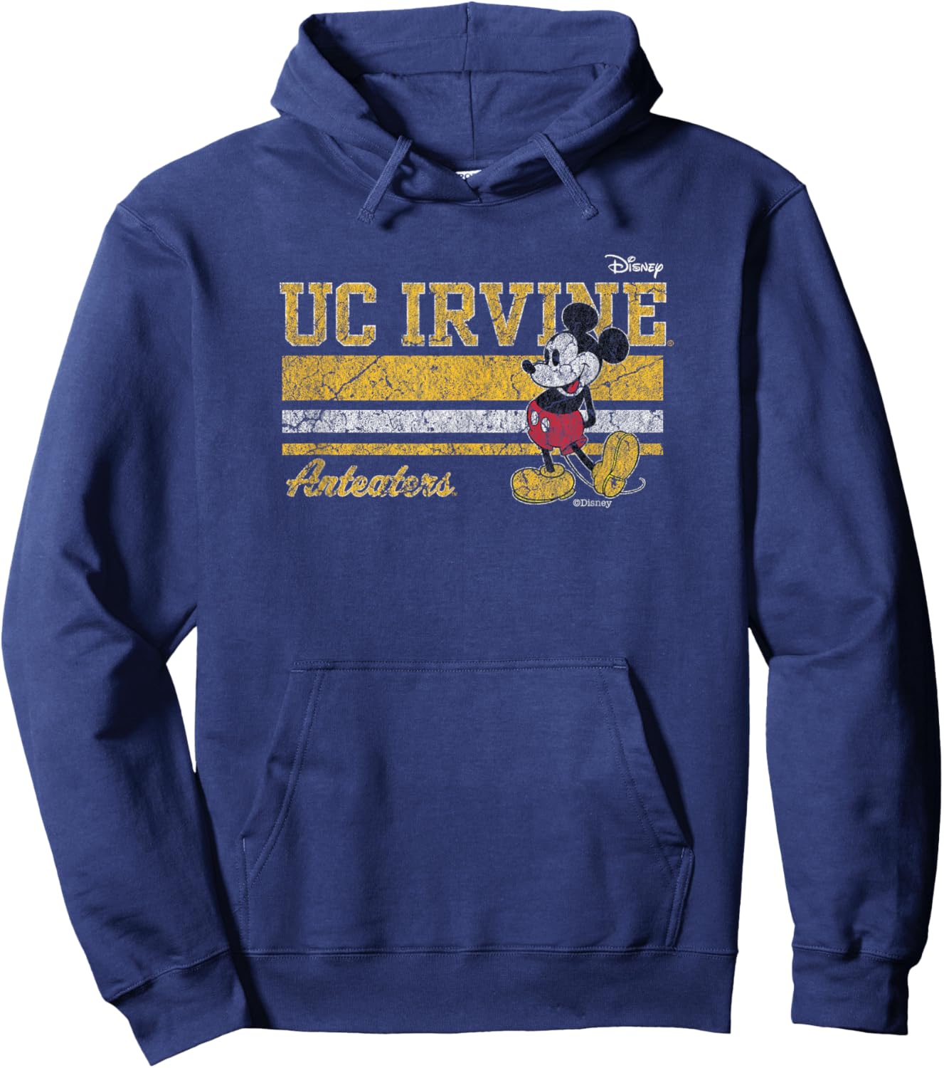Cal Irvine Anteaters Mickey Mouse Vintage Navy Hoodie - Hoodie | Navy