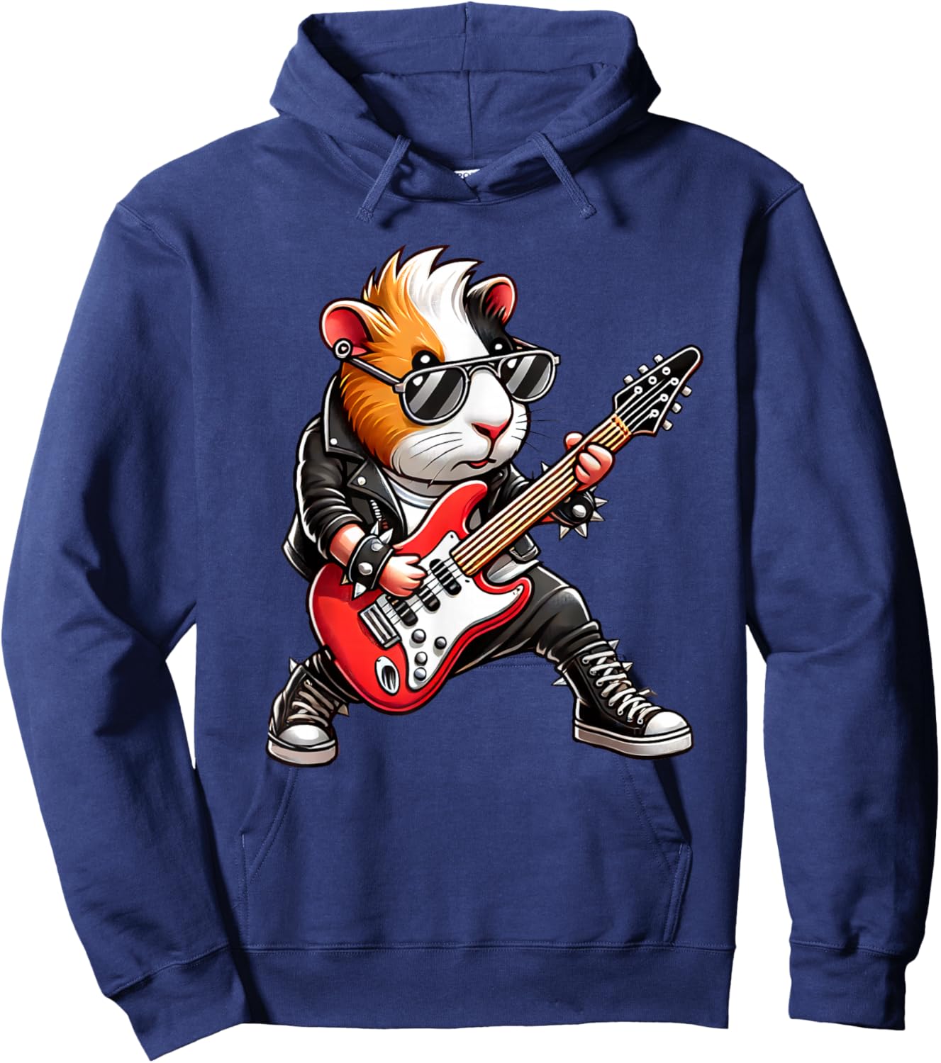Concert Electric Guitar , Women, Kids Hoodie - Hoodie | Navy